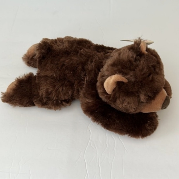 Brown Floppy Bear Unipak Flip Flop Brown Bear 12 in Plush NWT - Picture 10 of 10